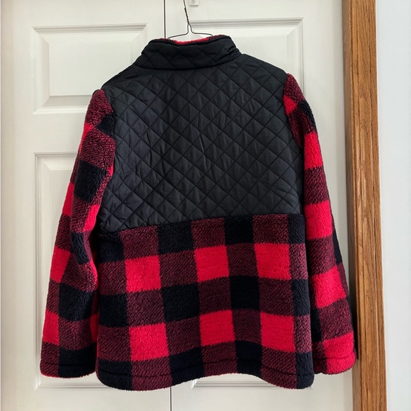 Steve Madden Red & Black Buffalo Jacket, Size XL - Picture 2 of 3
